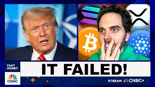 BITCOIN FAIL! CNBC Reports Bitcoin &amp; Crypto Bill Vote Just FAILED in Congress.. What Now?