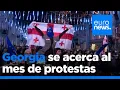 Las protestas en Georgia se acercan a su primer mes y los ciudadanos exigen cambios significativos