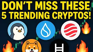 MISS Don’t Miss These 5 Trending Cryptos! 🔥 🔥