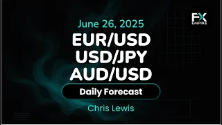 AUD/USD EUR/USD, USD/JPY, AUD/USD Price Forecast Today: Euro, Yen, Dollar Technical Analysis (June 26)