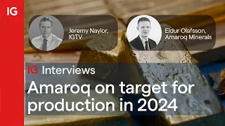 AMAROQ MINERALS LTD. COM SHS NPV (DI) Amaroq Minerals on target for production in 2024