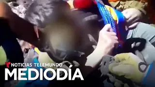 DIA Video del día: Vea cómo rescataron en helicóptero a padre e hijo de un helado parque