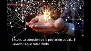 BITCOIN Bitcoin. La adopción de la población es baja. El Salvador sigue comprando.