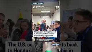 First voluntary deportation flights takes off from the U.S. with 68 migrants