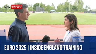 Sky&#39;s Rob Harris live inside England women&#39;s training camp ahead of Euros Quarter Final