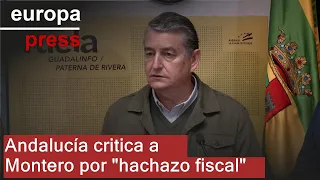 La Junta de Andalucía acusa a Montero de aplicar un &quot;hachazo fiscal&quot;