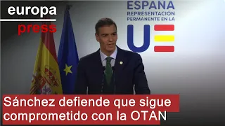 Sánchez defiende que sigue comprometido con la OTAN pese a no gastar el 5%