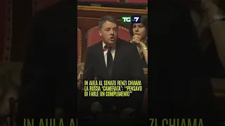 In aula al Senato #Renzi chiama La Russa ‘camerata’: “Pensavo di farle un complimento”