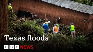 Texas floods death toll climbs to at least 107 | BBC News