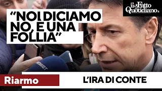 Piano di riarmo, Conte: &quot;Una trappola per l&#39;Italia, c&#39;è bisogno di costruire un&#39;Europa della pace&quot;