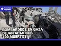 Al menos 100 muertos, muchos de ellos niños y mujeres, por un ataque israelí en Gaza