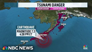 Tsunami warning downgraded to advisory for parts of Alaska after earthquake off coast