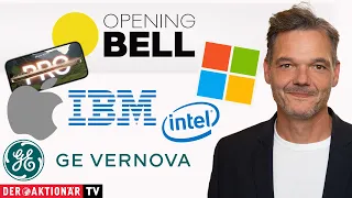 INTEL CORP. Opening Bell: S&amp;P 500, Dow Jones, Apple, GE Vernova, Vistra Energy, IBM, Intel, Microsoft