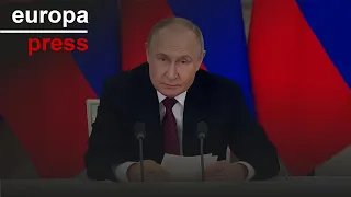 Putin plantea la posibilidad de alargar el alto el fuego &quot;dependiendo de la reacción&quot; de Kiev