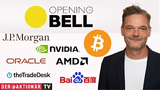 BITCOIN US-Inflation beschleunigt sich / Berichtssaison startet - JPMorgan, Bitcoin, Nvidia, AMD &amp; Co