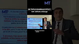 Dérapages de la CAF, déficits, chômage : Un triple scandale d’Etat !
