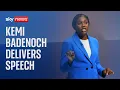 CBI - Watch live: Conservative leader Kemi Badenoch delivers speech at CBI conference