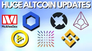 IEXEC Huge Altcoin Updates | John McAfee Dex | Chainlink | iExec | 0x Protocol | Augur | Binance | Insolar