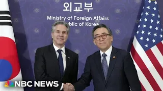 Blinken travels to South Korea amid political turmoil and North Korean missile test