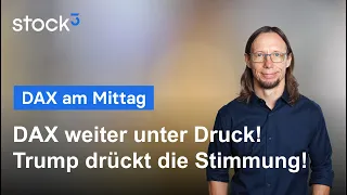 DAX40 PERF INDEX DAX am Mittag - Dax schlittert bärisch ins Wochenende