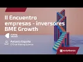 MAKING SCIENCE - MAKING SCIENCE. II encuentro empresas - inversores BME Growth