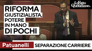 Patuanelli: &quot;Separazione carriere riforma giustizialista. Potere concentrato in mano di pochi&quot;
