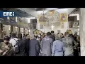 Suben a 22 los muertos en ataque atribuido a Estado Islámico contra una iglesia de Damasco