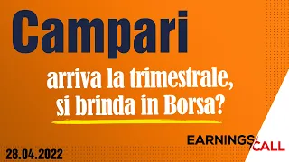 CAMPARI Campari: il 3 maggio arriva la trimestrale, il titolo brinda in Borsa?