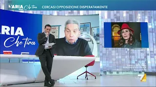 David Parenzo ad Antonio Padellaro: &quot;L&#39;hai vista l&#39;opposizione nelle ultime settimane?&quot;, &quot;No, ...