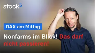 DAX40 PERF INDEX DAX am Mittag - Klare Sache: alle warten auf die Nonfarms!