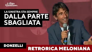 Donzelli e la retorica meloniana: &quot;La sinistra sta sempre dalla parte sbagliata&quot;