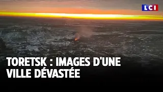 Toretsk : images d&#39;une ville dévastée ｜LCI