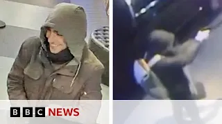 HUNT New photos released as New York police hunt insurance boss killer | BBC News