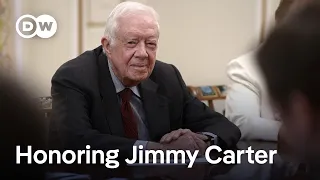 Jimmy Carter honored with state funeral as divisions put aside in ceremony | DW News