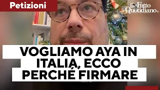 L&#39;appello di Tomaso Montanari: “Facciamo uscire Aya Ashour da Gaza, la vogliamo in Italia”