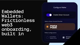 Acaban de llegar a #metamask los #monederosintegrados #EmbeddedWallets 👉 los monederos para tontos