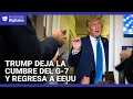 En un minuto: Trump dice que trabaja en algo más grande que un alto al fuego entre Israel e Irán