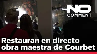 COURBET NO COMMENT: Así es la restauración de la obra maestra de Courbet en el Museo de Orsay