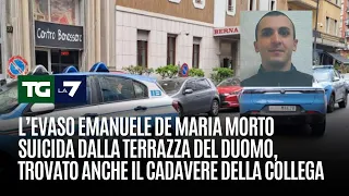 L&#39;evaso Emanuele De Maria morto suicida dalla terrazza del Duomo, trovato il cadavere della collega