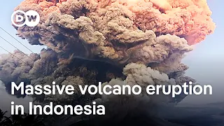 Volcano eruption grounds flights and disrupts air travel across Indonesia | DW News