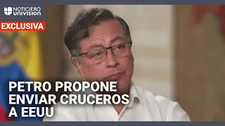 Petro dice que mandará cruceros a EEUU por migrantes deportados si aumenta el número de expulsados