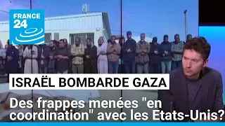 Gaza : les frappes ont été menées &quot;en totale coordination&quot; avec les Etats-Unis, selon Israël