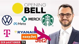 STARBUCKS CORP. DAX-Rekord trotz Hängepartie im Zollstreit - VW, Merck &amp; Co, Meta, T-Mobile US, Jet2, Starbucks