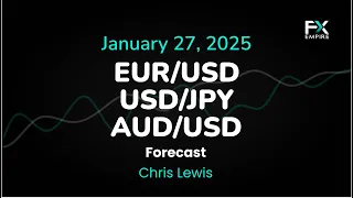 AUD/USD EUR/USD, USD/JPY, AUD/USD Price Forecast Today: Euro, Yen, Dollar Technical Analysis (January 27)