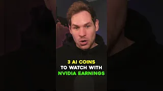 3 Ai Coins to Watch with NVIDIA Earnings Today! #shorts