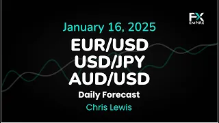 AUD/USD EUR/USD, USD/JPY, AUD/USD Price Forecast Today: Euro, Yen, Dollar Technical Analysis (January 16)