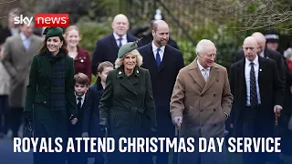 Royals greet huge crowds after Sandringham Christmas service