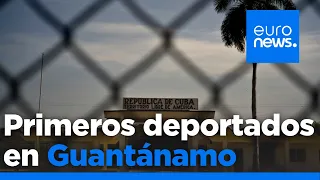 Aterriza en Guantánamo el primer vuelo militar con inmigrantes deportados desde EE.UU.