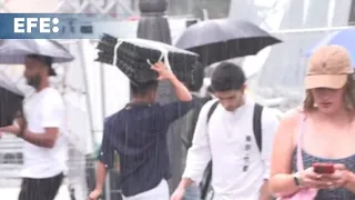 Las tormentas alivian el calor, pero las altas temperaturas volverán el fin de semana