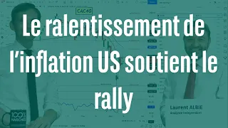 RALLY Le ralentissement de l’inflation US soutient le rally - 100% Marchés - soir - 13/06/23